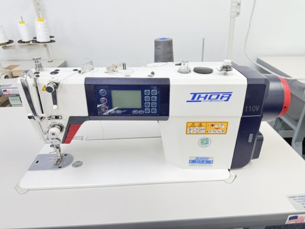THOR D7-4 Automatic Single-Needle Lockstitch Sewing Machine Call For Price 214-749-7991.
