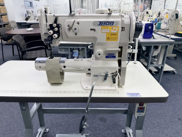 THOR GC1342 — Heavy-Duty Double-Needle Cylinder-Arm Sewing Machine.