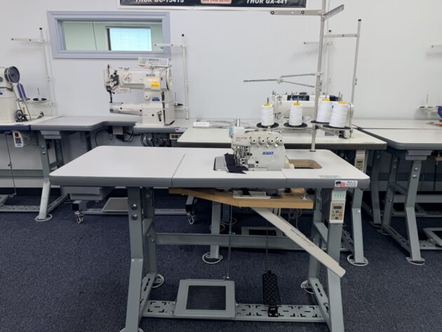 The Thor Re-6714 is a two-needle, four-thread industrial serger.